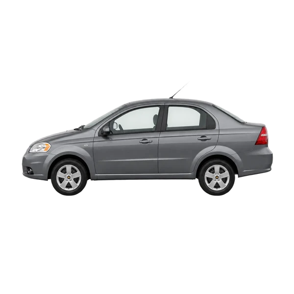 gray 2008 Chevrolet Aveo side (facing left) view