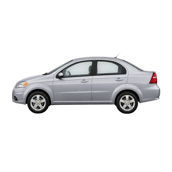 silver 2008 Chevrolet Aveo side (facing left) view