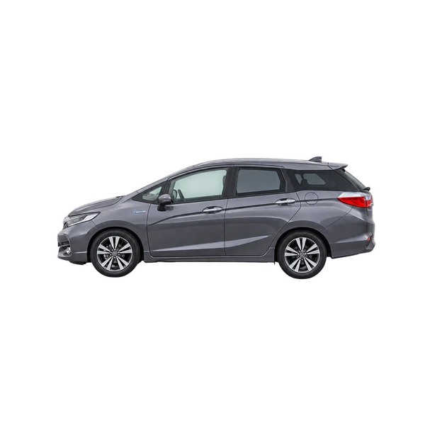 gray 2018 Honda Shuttle side (facing left) view