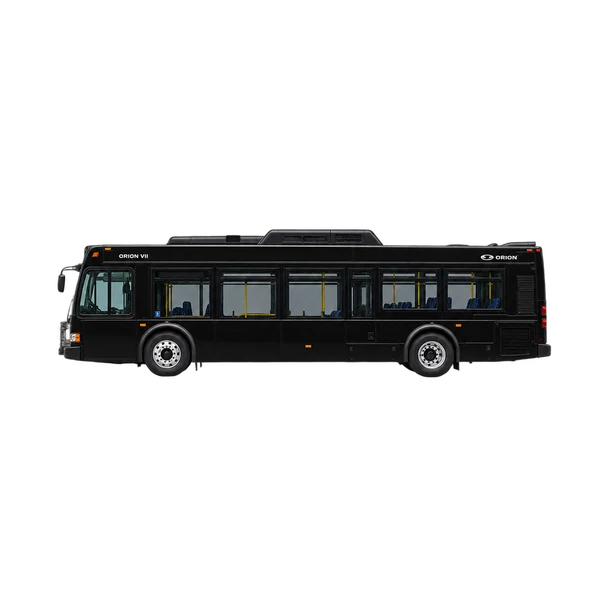 black 2025 Orion Bus Orion VII side (facing left) view